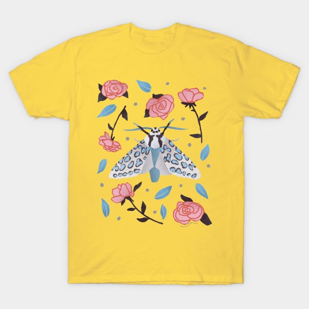 Silver-spotted Tiger Moth T-Shirt by Annelie